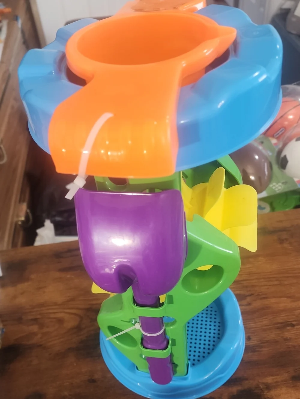 Colorful Kids Sand and Water Mill Toy - Blue/Green/Yellow/Purple/Orange